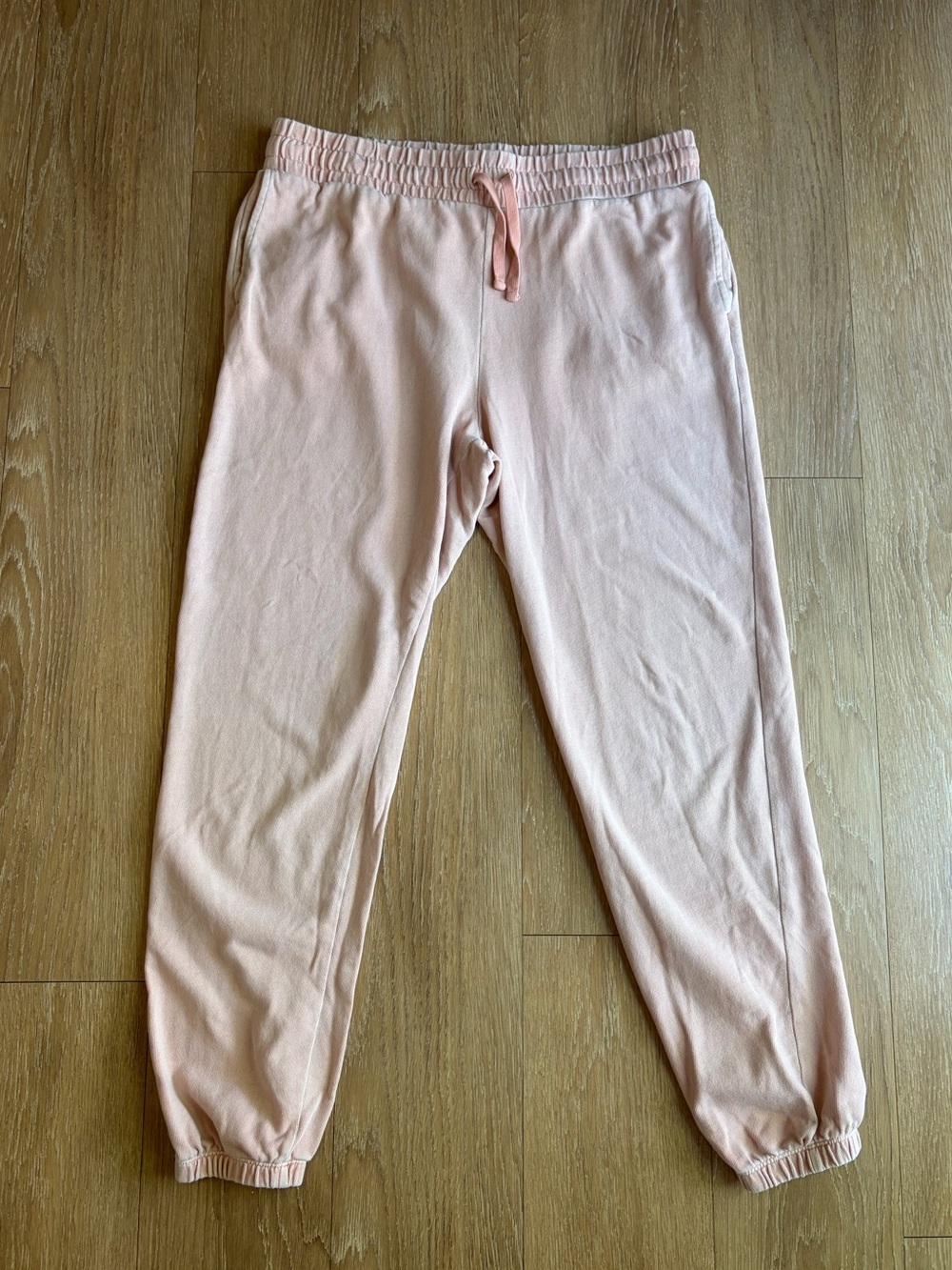 Old Navy Cotton Blend Light Pink Jogger Sweatpants with Drawstring